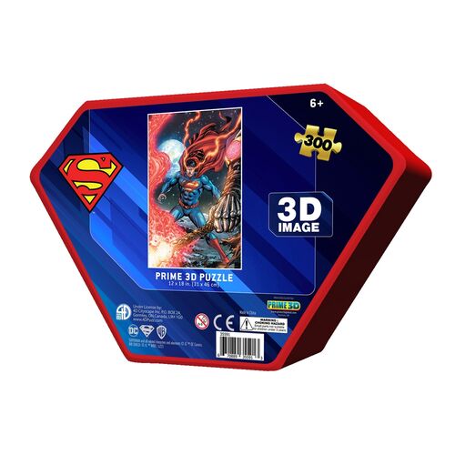Puzzle lenticular en caja 3D Superman