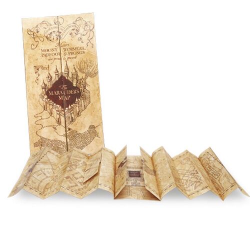 Harry Potter - 2 feuilles de papier cadeau Marauder's Map (50 x 70 cm) -  Imagin'ères