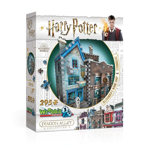 WRB - Harry Potter Puzzle 3D Tienda de Ollivander (295 piezas)