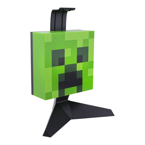 Lámpara/Soporte para cascos Minecraft