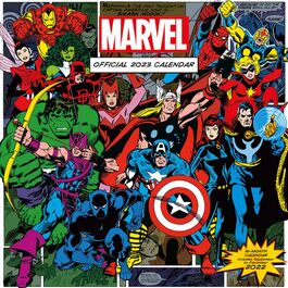 Calendario de Pared 2023 Avengers Retro