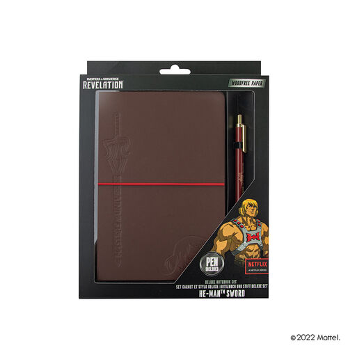 Master of The Universe Notebook with Pen Sword