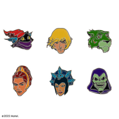 Master of The Universe Pin Badge Set 9 Characters