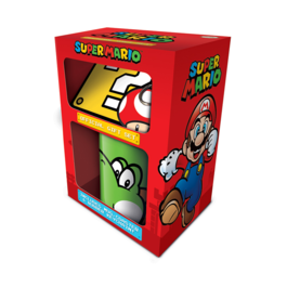 PYR - Pack regalo Nintendo, taza y llavero Supermario