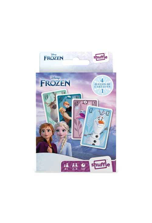 Juego de cartas 4 en 1 Disney Frozen