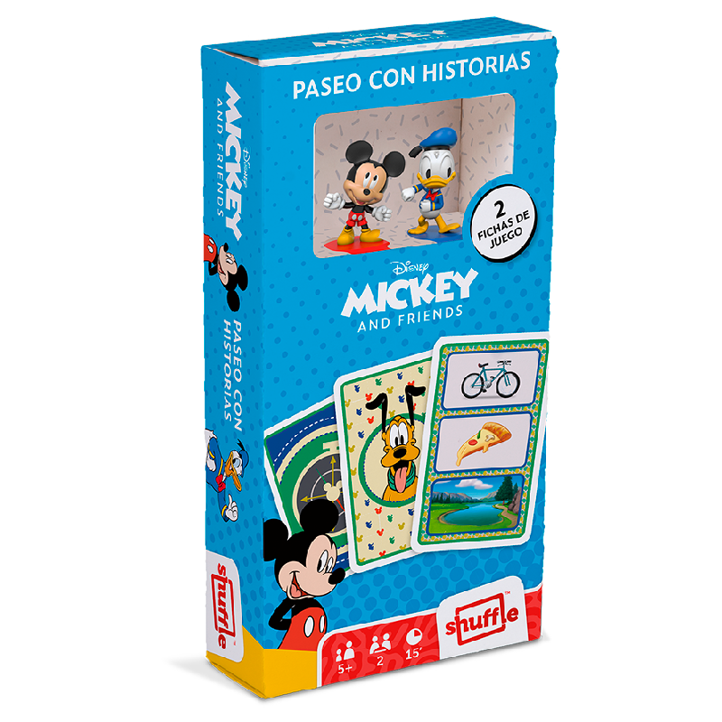 Juego de Cartas Disney Paseo con Historias - Mickey y Donald