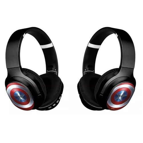 Wireless Stereo Headphones with mic Captain America