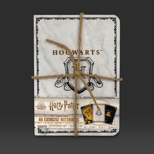 Pack de 3 Cuadernos A6 Harry Potter Hogwarts