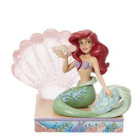 Figura decorativa La Sirenita Ariel con Concha