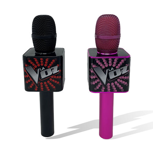TL - Micrófono Karaoke La Voz Rosa y Negro