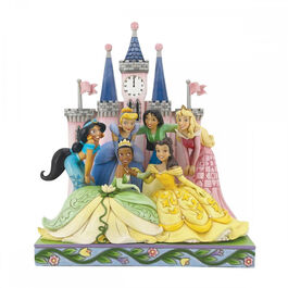 Figura decorativa Princesas en Castillo
