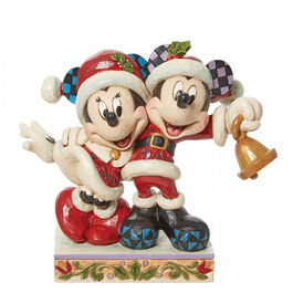 Figura decorativa Mickey & Minnie Santas Claus