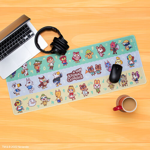 Alfombrilla de escritorio Animal Crossing personajes 30cm x 80cm