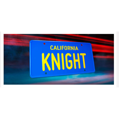 Knight Rider License plate CALIFORNIA KNIGHT