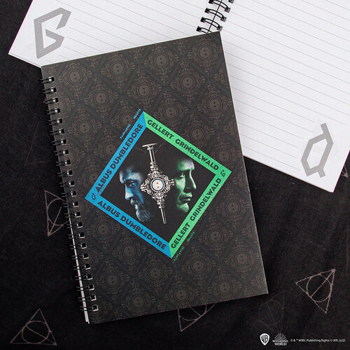 Cuaderno espiral Dumbledore&Grindawald