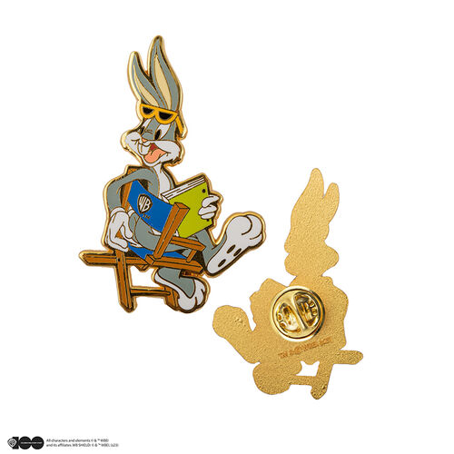 Set de 3 Pines Bugs Bunny, Pato Lucas y WB logo