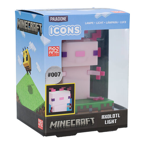 Lmpara Icons Ajolote - Minecraft 12 cm