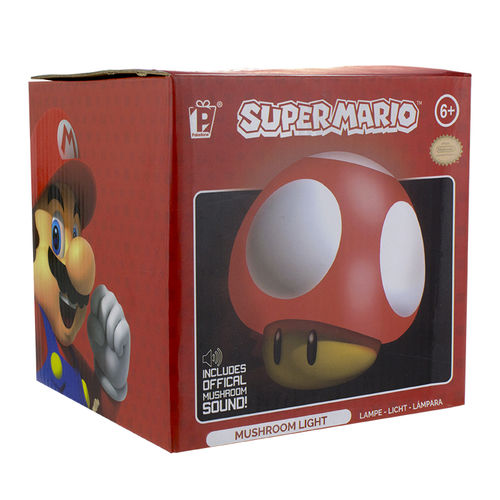 PAL - Lámpara Ambiente Diseño seta Super Mario