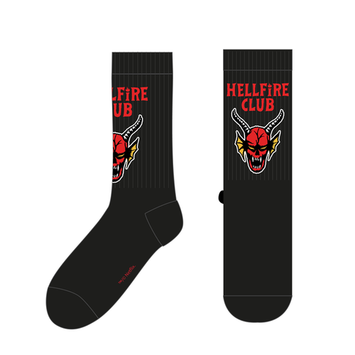 Calcetines Logo Hellfire Club Negro. T.35-41