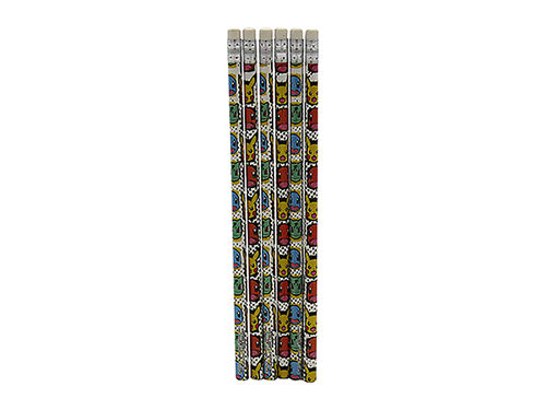 Pokémon pencils with eraser Pack x 6 - Redstring B2B