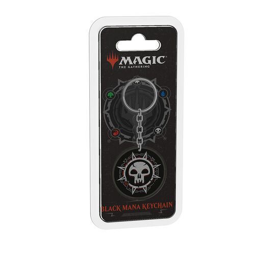 Magic The Gathering Keychain Black Mana