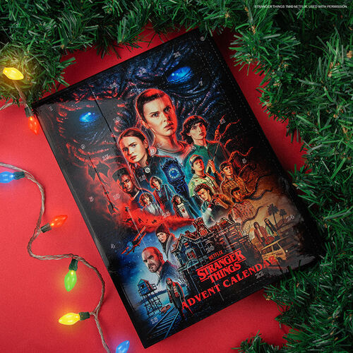 Stranger Things Advent Calendar. Contains 24 items.