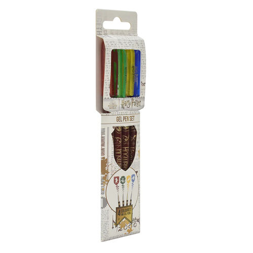 Harry Potter Gel Pens - Colourful Crest