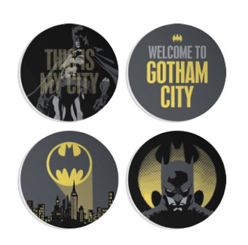 Gotham City ceramic coasters