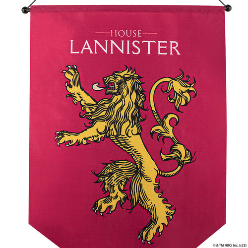 Estandarte Casa Lannister (Sigilo) 55x100 cm