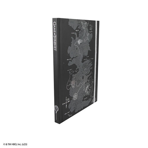 Cuaderno y mapa plegable Mapa Westeros A5