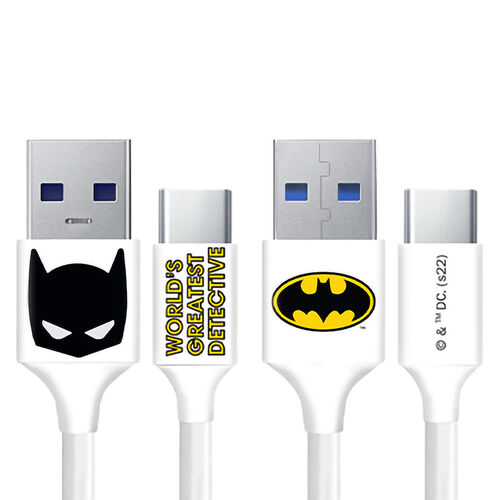 Cable  3.0 USB a Tipo C Batman logo y mscara 1m