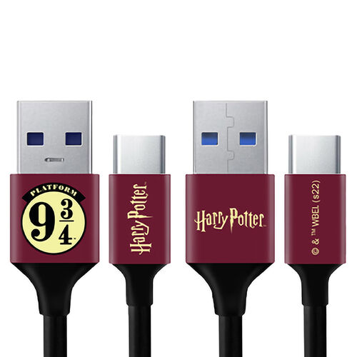 Cable 3.0 USB a Tipo C Harry Potter 9 3/4 1m