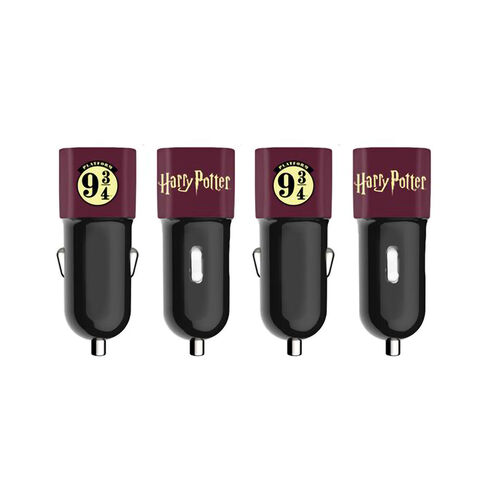 Adaptador Dual para coches Harry Potter 9 3/4 granate