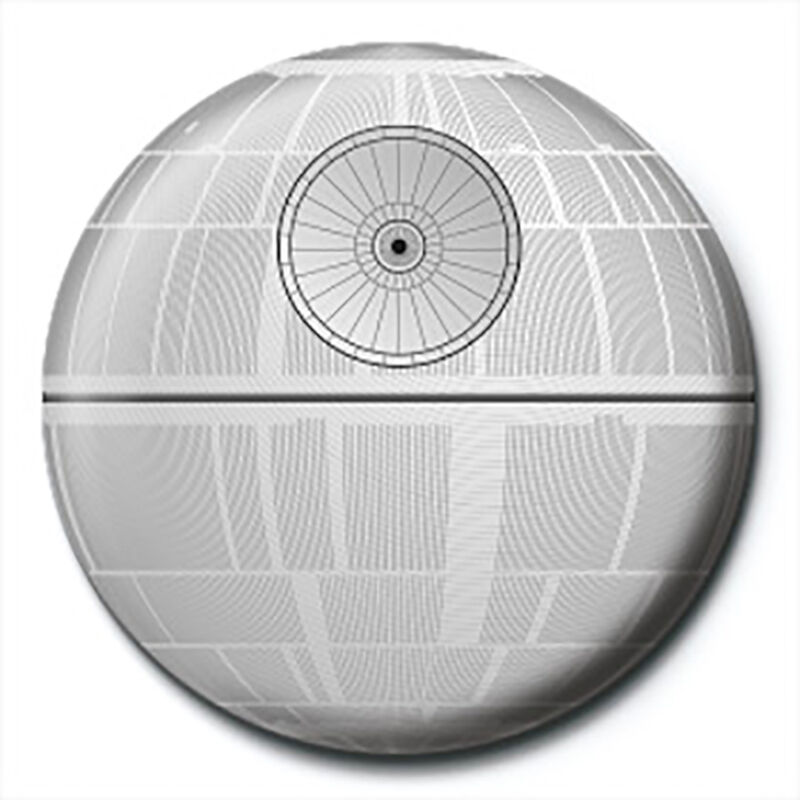 Pin esmaltado Star Wars (Death Star)  Medidas: 2,5 cm