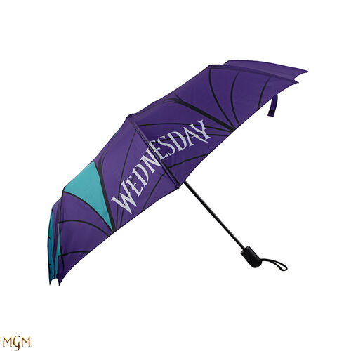 Wednesday umbrella with stained glass. 121 cm (open)