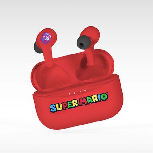 Auriculares TWS Earpods Super Mario Rojo