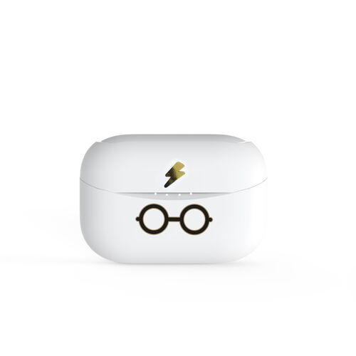 Auriculares TWS Earpods Gafas y rayo Harry Potter Blanco