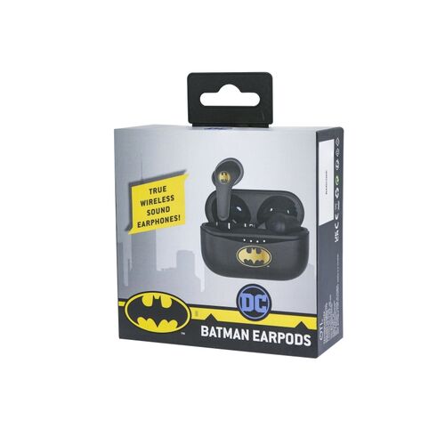 Auriculares TWS Earpods Logo Batman Negro