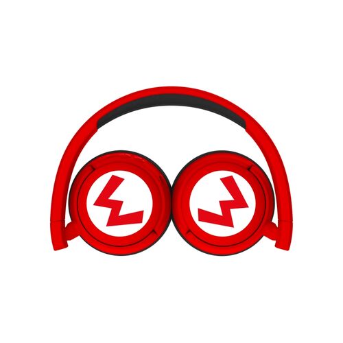 Auriculares Kids BT Logo Super Mario Rojo