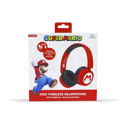 Super Mario Logo Kids Wireless Headphones