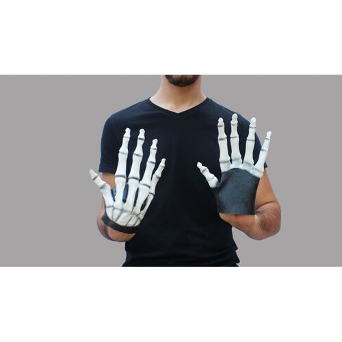 Large Skeleton Hands (white) One Size Only