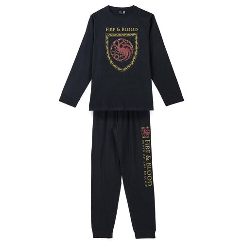 House of the Dragon Single Jersey Long Pyjamas XL