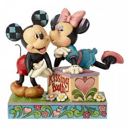 Figura decorativa  Mickey & Minnie cabina de besos 15,29 cm