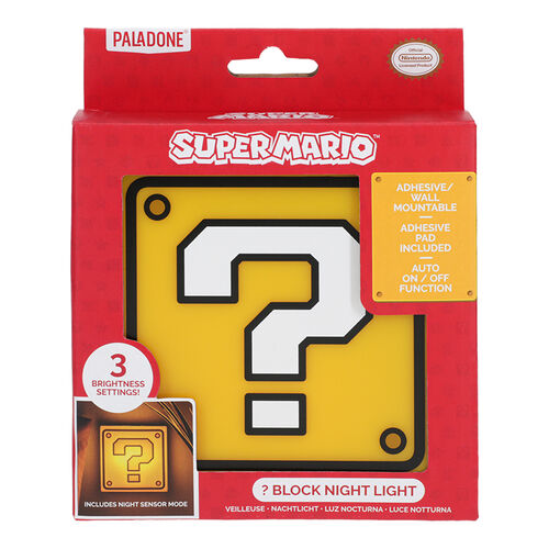 Lmpara Question Block de Super Mario 19 cm