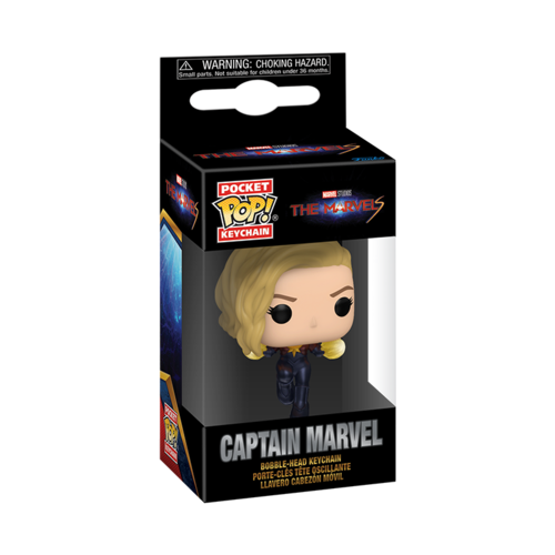 Llavero Pop! The Marvels - Captain Marvel 5 cm