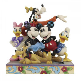 Figura decorativa Mickey & Minnie y amigos 24 x 23 x 15 cm