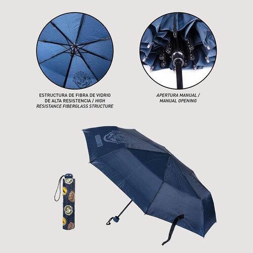Paraguas retractil Harry Potter Hogwarts