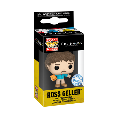 Llavero Pop! Ross Geller - Pelos de los 80' 5 cm