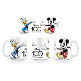Mickey & Donald Disney 100 white mug 315 ml