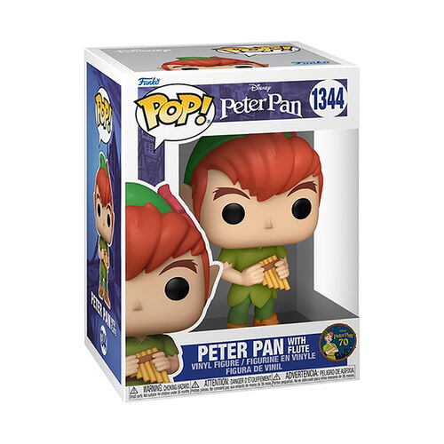 Figura Pop! Peter Pan - con flauta (70 Aniversario) 9 cm